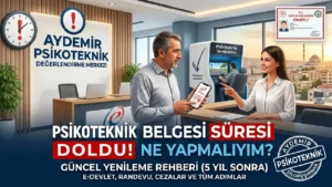 Makale hakkında daha fazla bilgi edinin Psikoteknik Belgesi Süresi Doldu Ne Yapmalıyım?(Güncel Yenileme Rehberi)