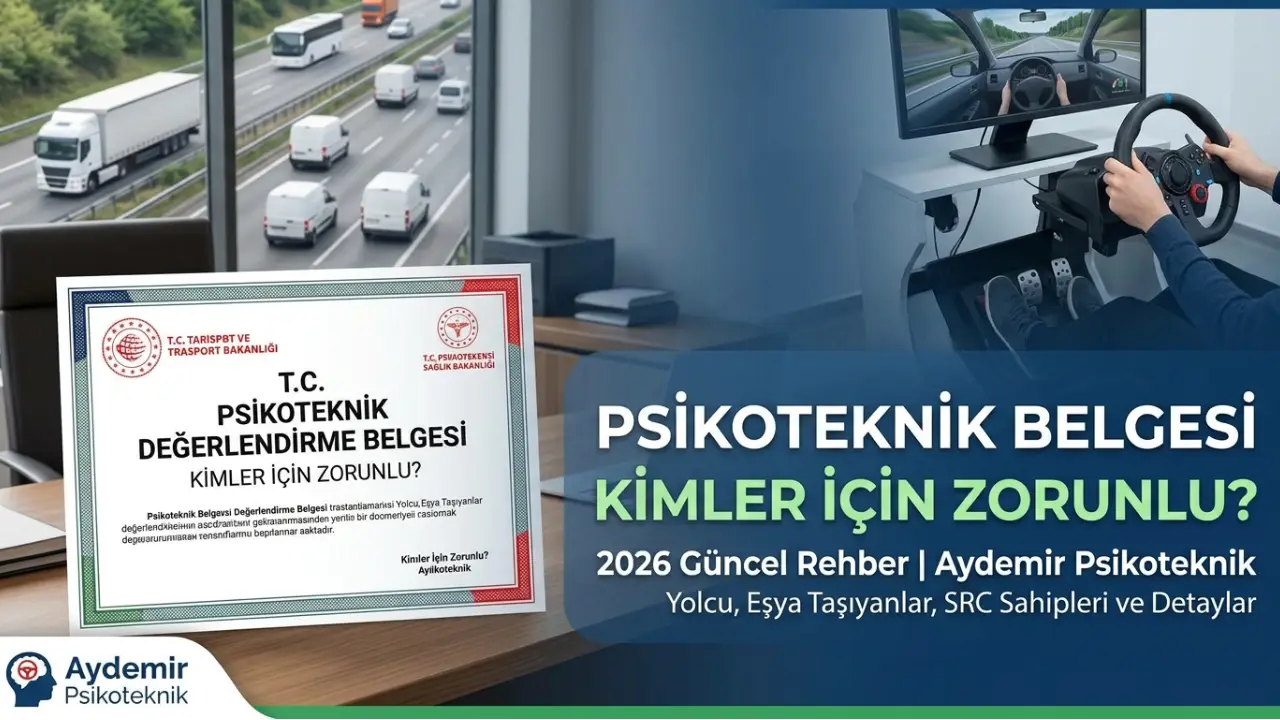Psikoteknik Belgesi Kimler İçin Zorunlu? (2026 Güncel Rehber)